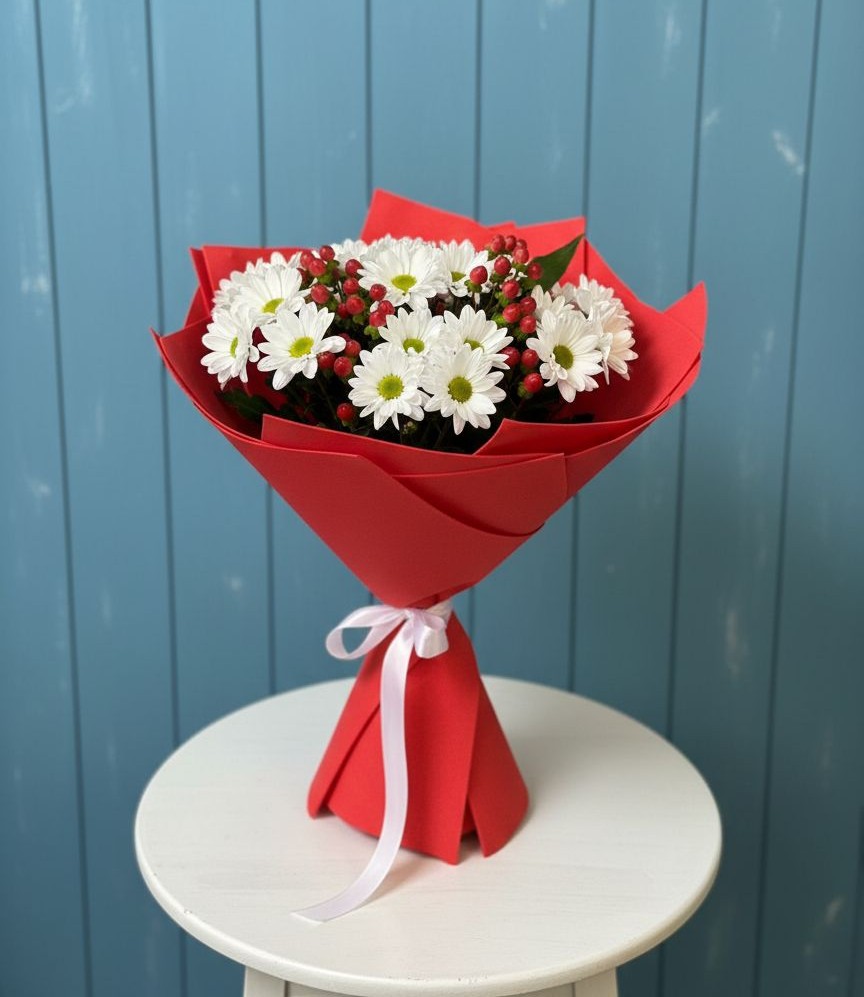 Букет цветов из: Хризантемы в Лобне