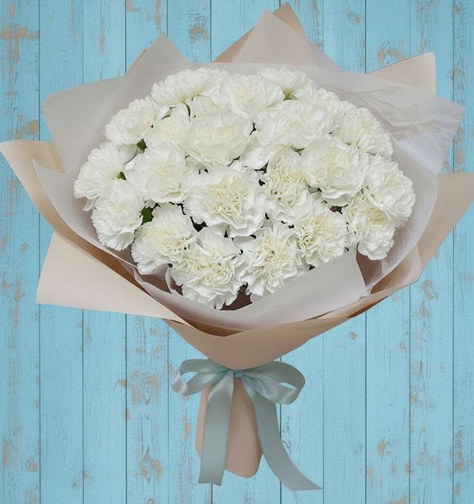 Букет цветов из: Гвоздики в Лобне