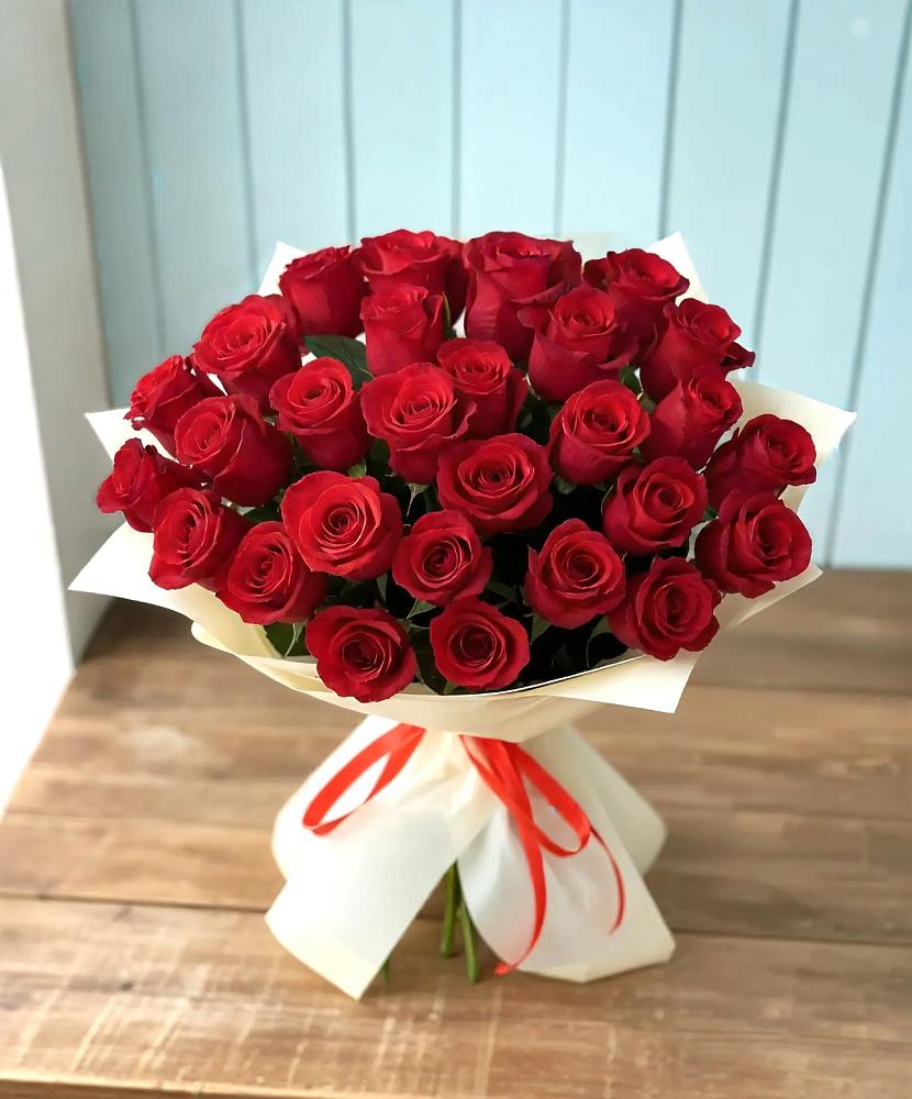 Букет 29 Красных роз в Лобне