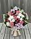 Букет цветов из: Альстромерии, Гвоздики, Розы и Хризантемы в Лобне