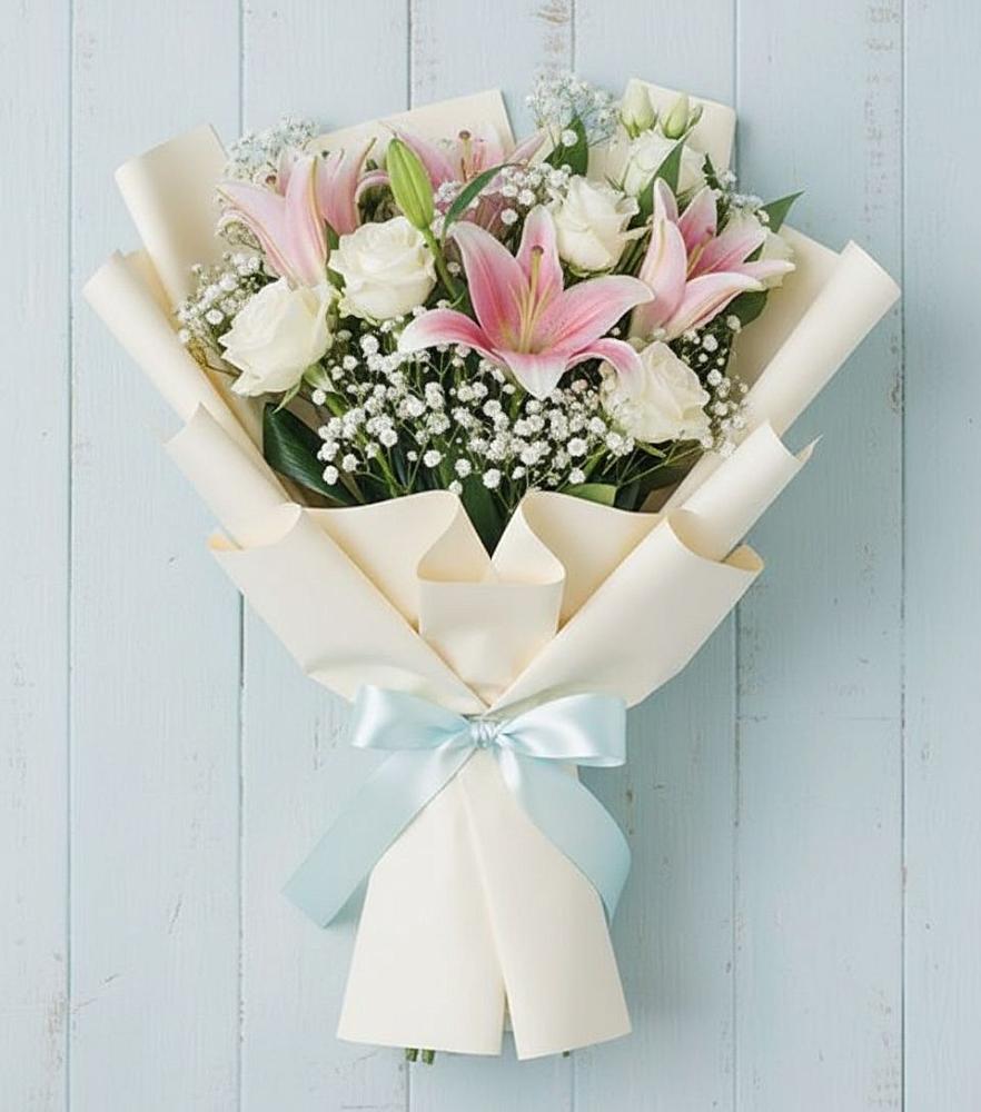 Букет цветов из: Лилии в Лобне
