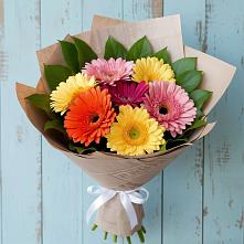Букет цветов из:  Герберы #REPLACE_PRED# Лобне