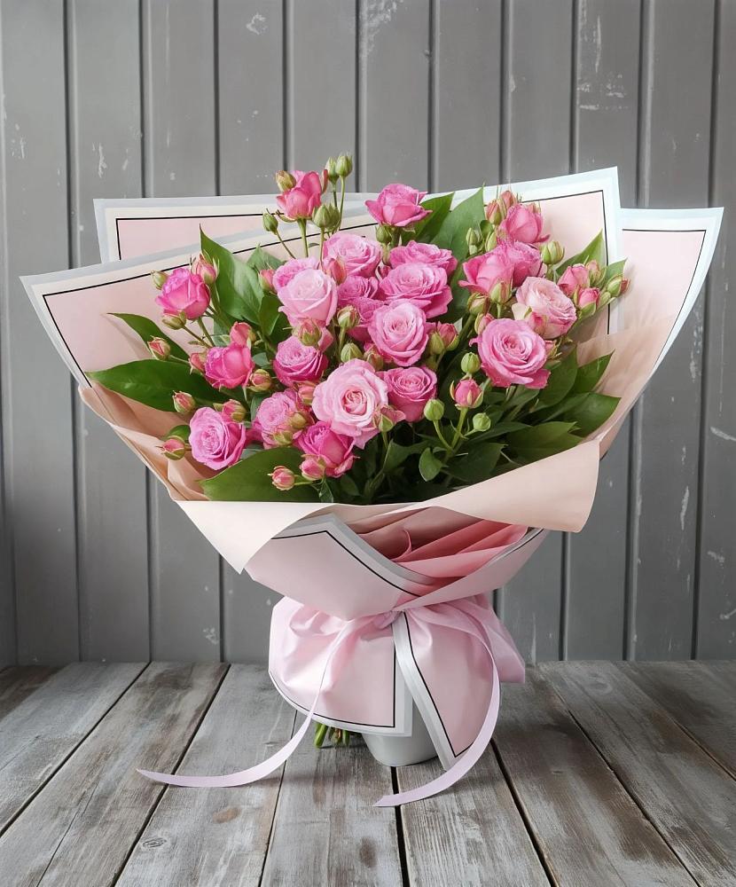 Букет Розовый кустик в Лобне