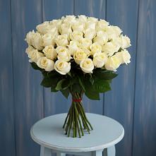 Букет 51 Белая роза Эдлесс Лав #REPLACE_PRED# Лобне
