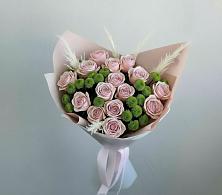 Букет цветов из:  Розы и Хризантемы в Лобне