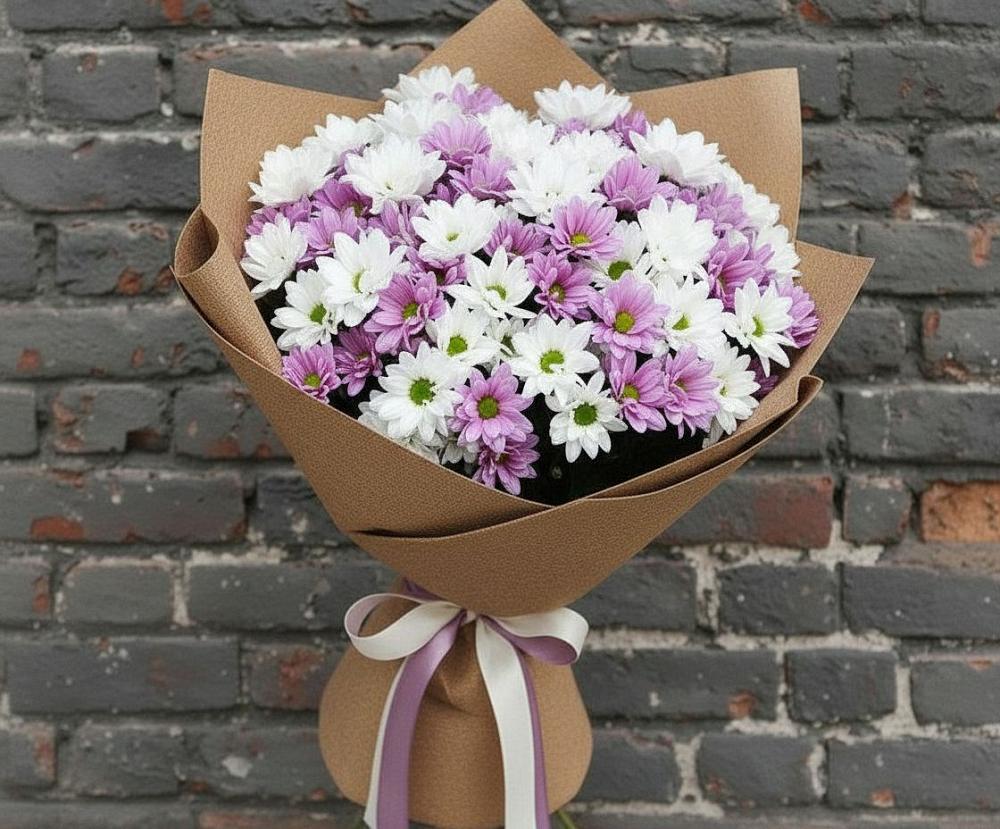 Букет цветов из: Хризантемы в Лобне