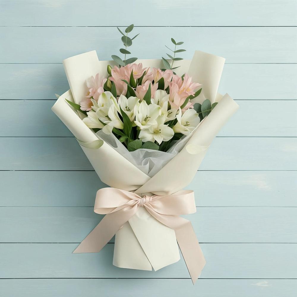 Букет цветов из: Альстромерии в Лобне