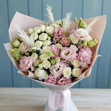 Букет цветов из:  Альстромерии и Розы в Лобне